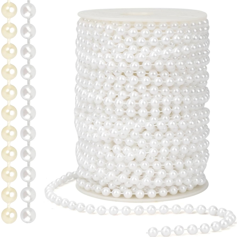 2/5m ABS Imitation Pearl Bead  - đánh giá và giá Pearl Trim Chain