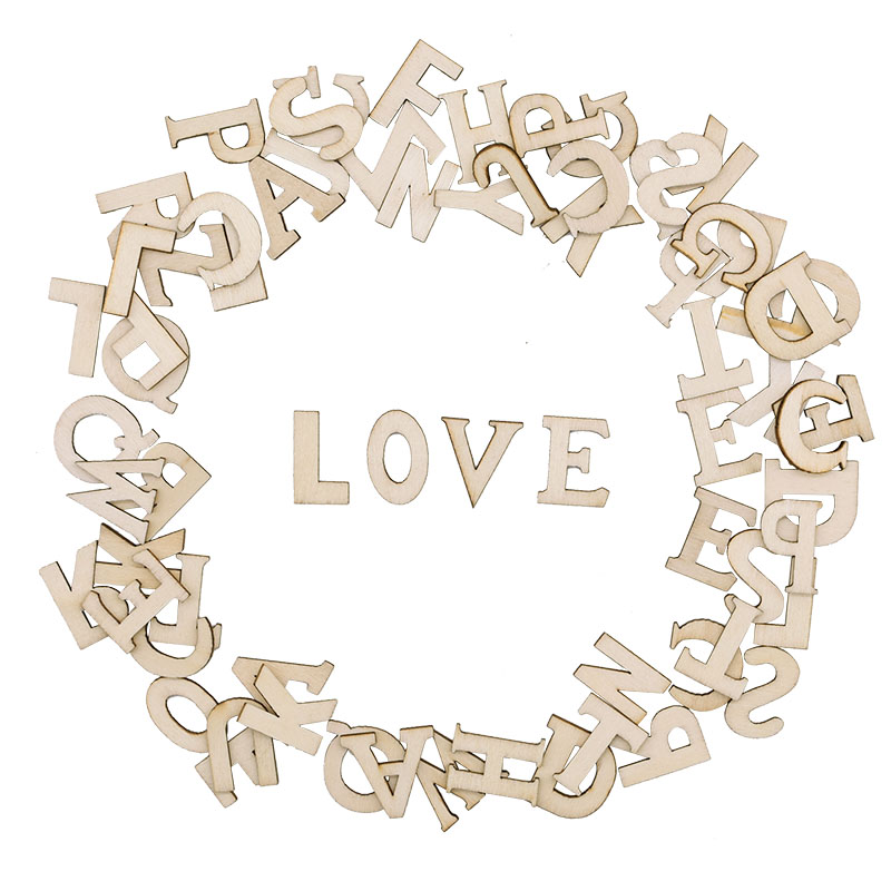 100pcs Letters Wooden Alphabet - đánh giá và giá Embellish Craft