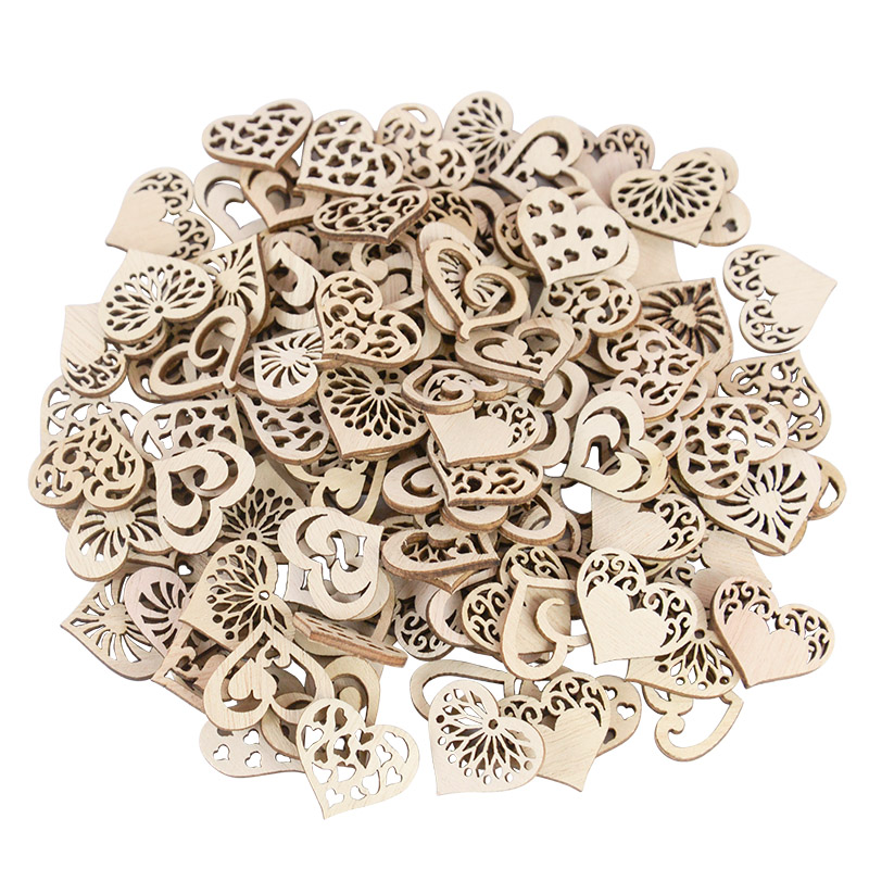 50/100pcs Hollowed Heart Patte - đánh giá và giá Embellish Craft