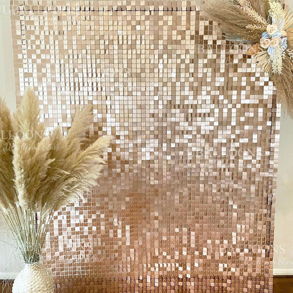 Matte Beige Gold Shimmer Sequi - đánh giá và giá Sequin Fabric Panel