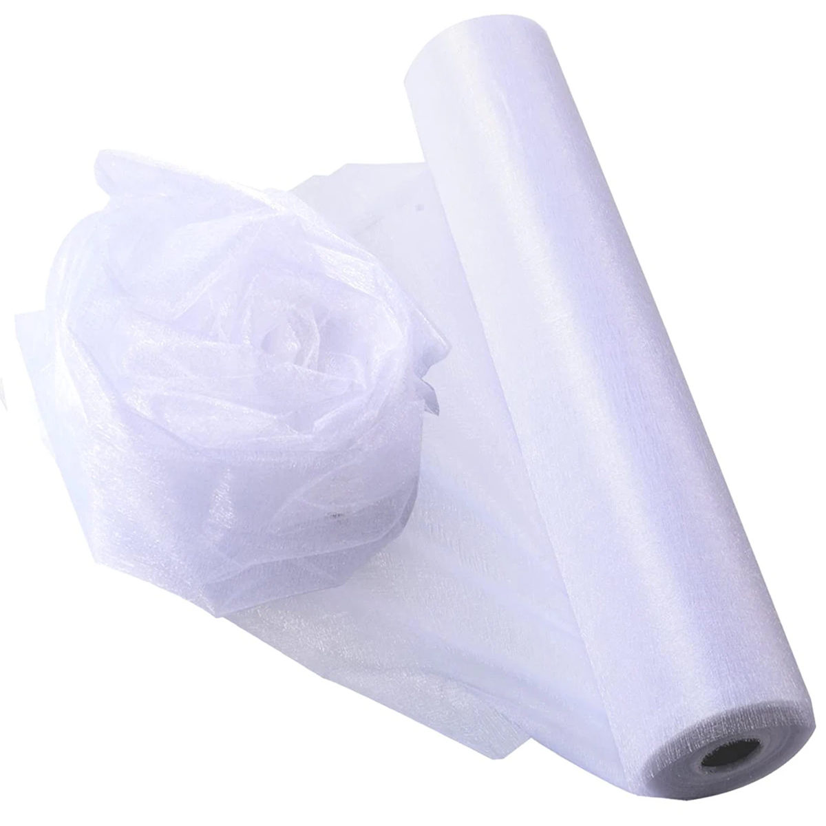 Crystal Organza Fabric Tulle - - đánh giá và giá Organza Ribbon Spool