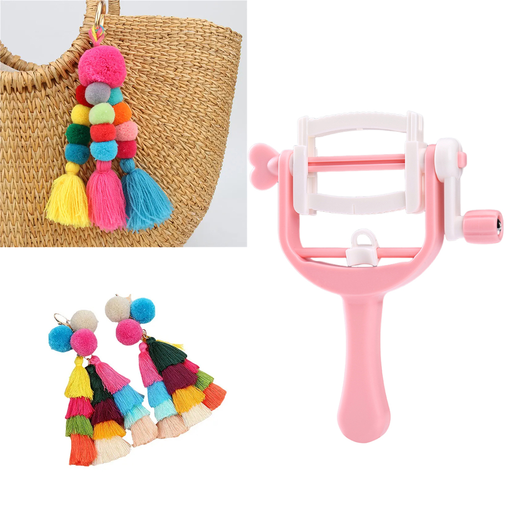 DIY Home Hand Crank Rope Weavi - đánh giá và giá Pom Pom Maker Tool