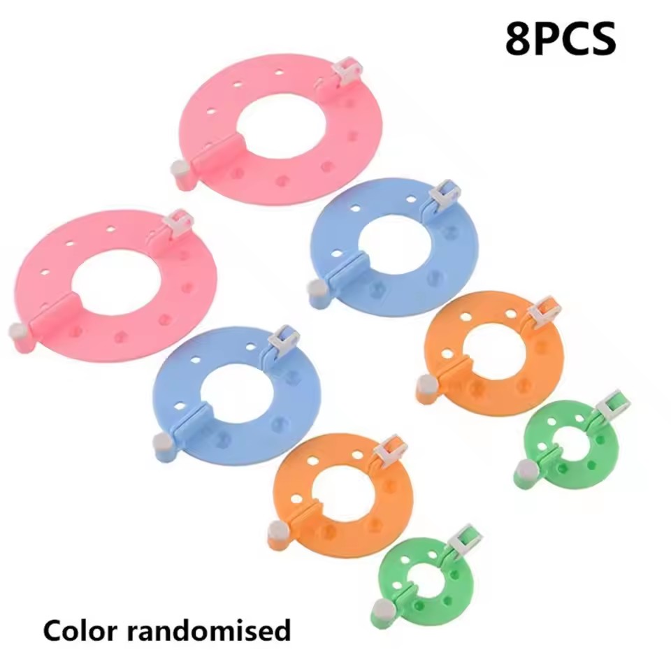 8PCS 4 Sizes Fluff Ball Weaver - đánh giá và giá Pom Pom Maker Tool