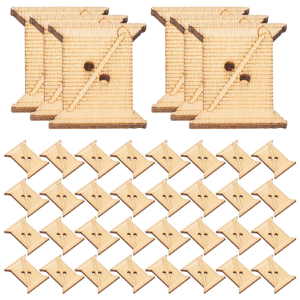 100Pcs Wooden Embroidery Floss - đánh giá và giá Embroidery Craft