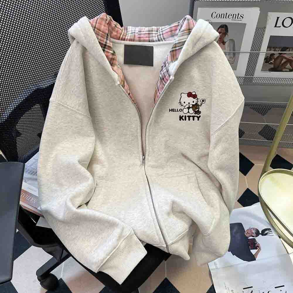 Hello Kitty Women's Hooded Swe - đánh giá và giá Embellish Knit