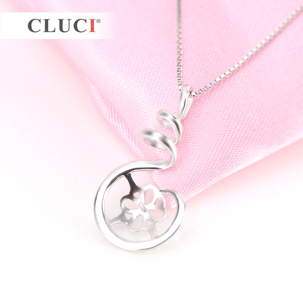 CLUCI Túi Nữ Bạc 925 Mặt Dây C - đánh giá và giá Pearl Trim Chain