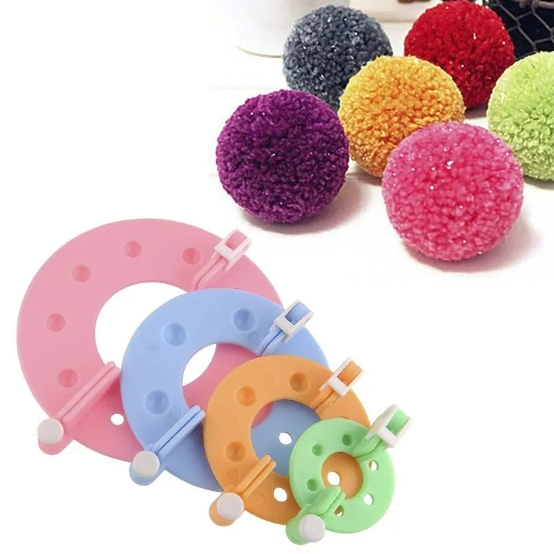 8PCS 4Sizes Fluff Ball Weaver  - đánh giá và giá Pom Pom Maker Tool