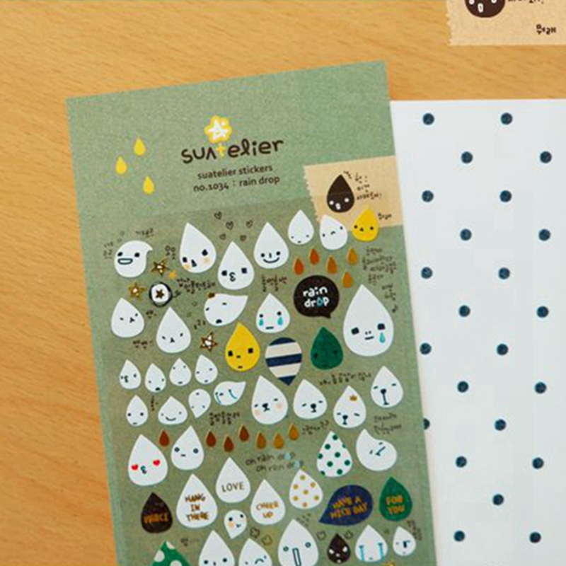 Suatelier Kawaii Hàn Quốc Dán  - đánh giá và giá Embellishments For Scrapbooking