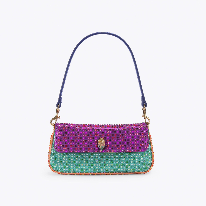 Luxury Pickle Shoulder Bag Wom - đánh giá và giá Sequin Fabric Panel