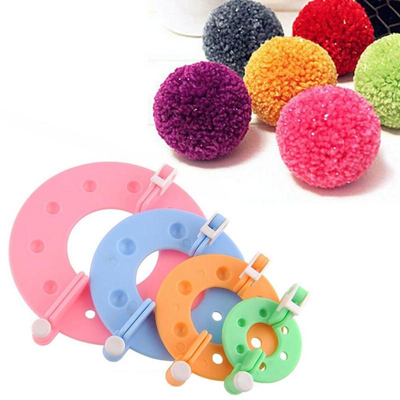 8Pcs 4 Sizes Plastic Pompom Ma - đánh giá và giá Pom Pom Maker Tool