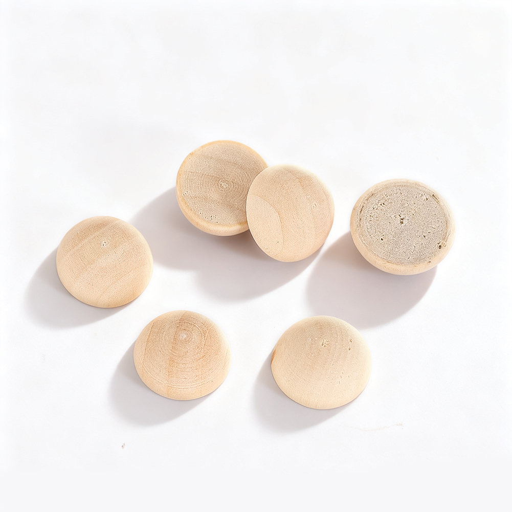 120pcs 15mm Half Wood Balls Un - đánh giá và giá Embellish Craft